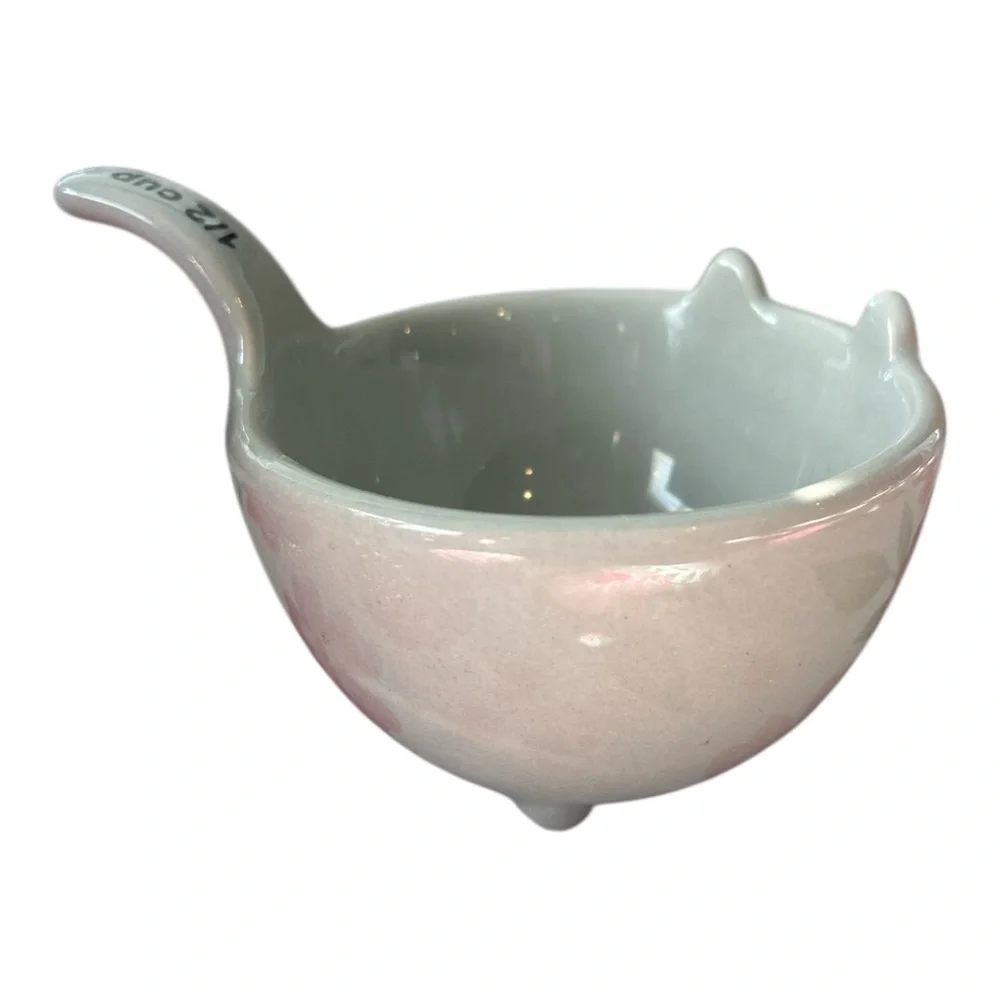 Cat-Shaped Measuring Cup - 1/2 Cup Replacement for a missing cup or stand alone.